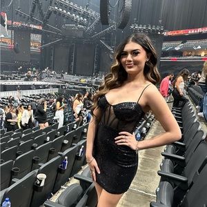 Black sparkly dress